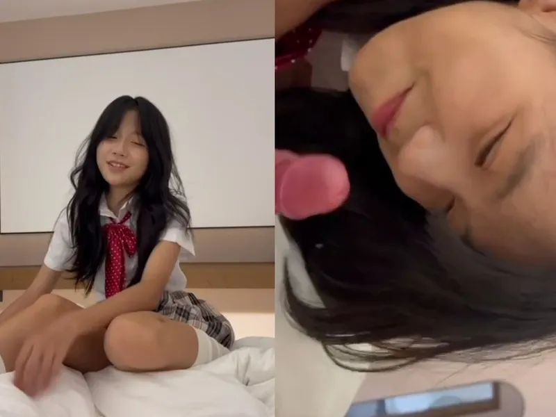 Em loli dễ thương liếm dương vật biến em thành con em đĩ dam dang p1